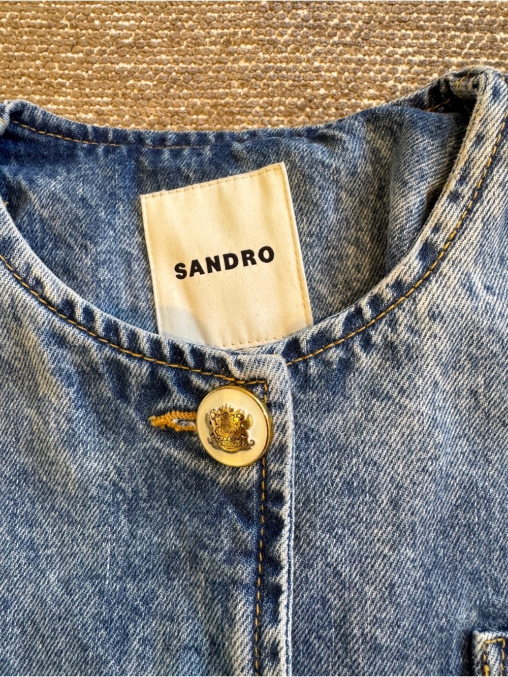 Sandro Denim Jean Jacket - Picture 6 of 8